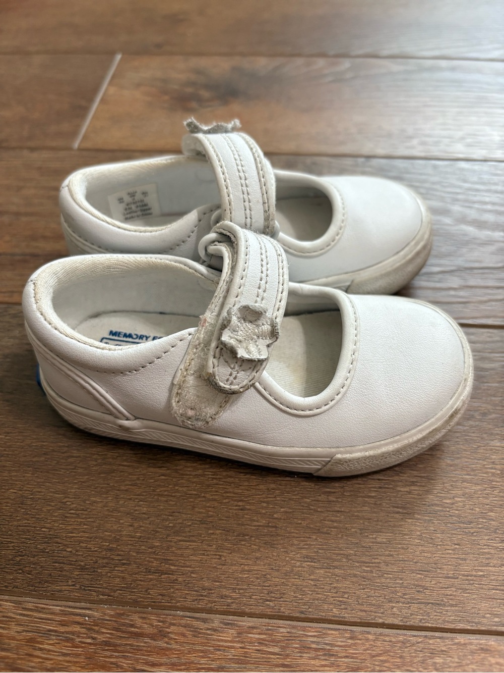 Keds Ella White Leather Mary Jane Shoes Toddler Girl Size 5